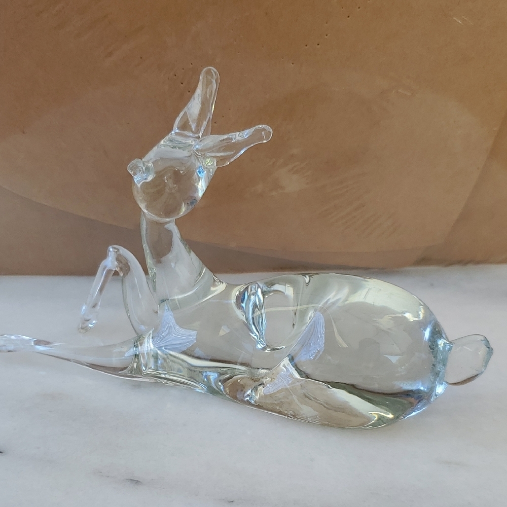 Elegant Pilgrim Art Glass Deer Figurine Vintage Excellent condition - Picture 8 of 9
